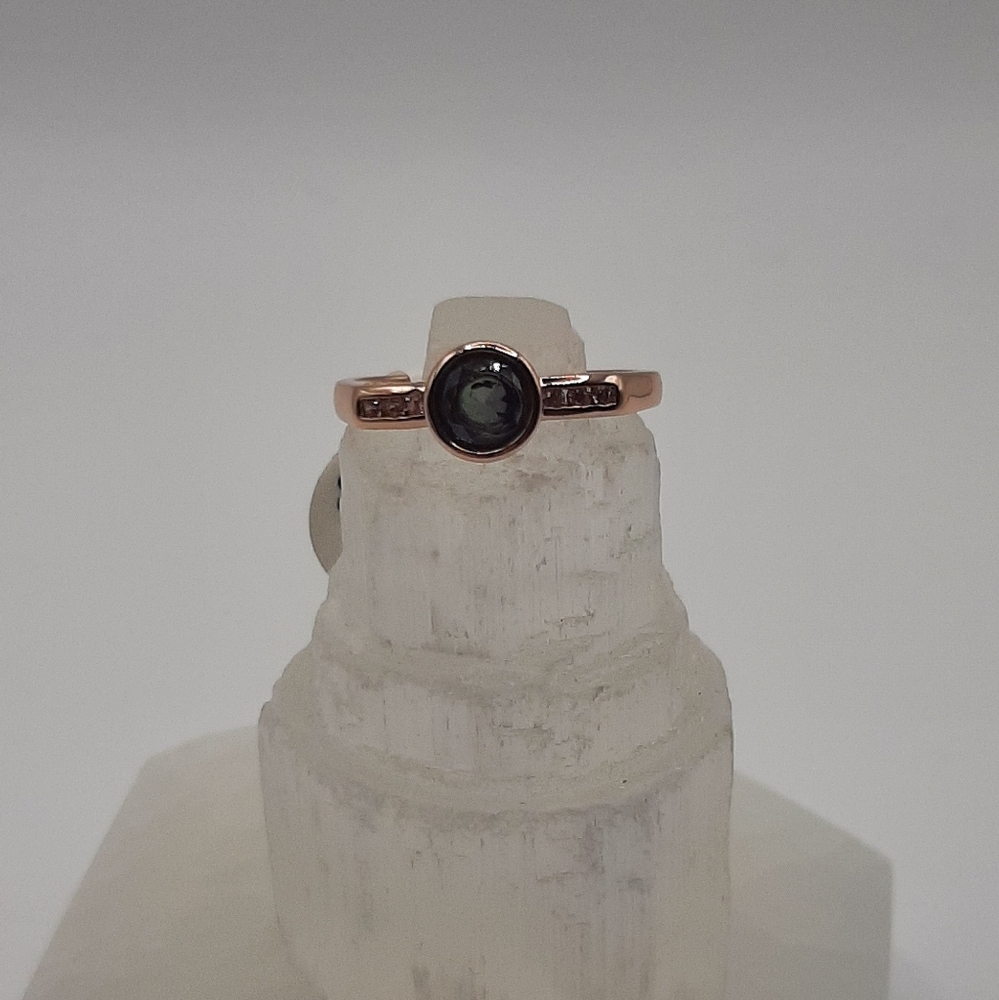 R1024 Purple Rainbow Ring Plated - Fragrant Jewels